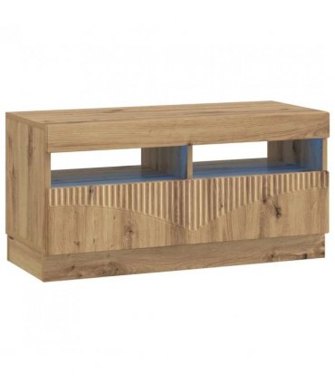 vidaXL LED TV Cabinet Artisan Oak Engineered Wood — V0672276615