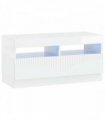vidaXL LED TV Cabinet High Gloss White Engineered Wood — V0672276617