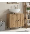 vidaXL Bathroom Sink Cabinet BREDA Artisan Oak 59.5 x 31.5x 59 cm