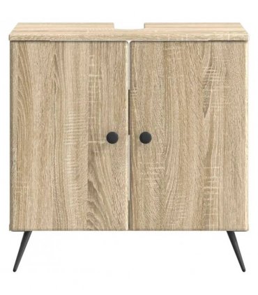 vidaXL Bathroom Sink Cabinet BREDA Sonoma Oak 59.5 x 31.5x 59 cm