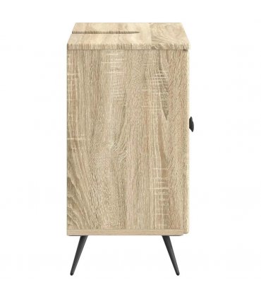vidaXL Bathroom Sink Cabinet BREDA Sonoma Oak 59.5 x 31.5x 59 cm