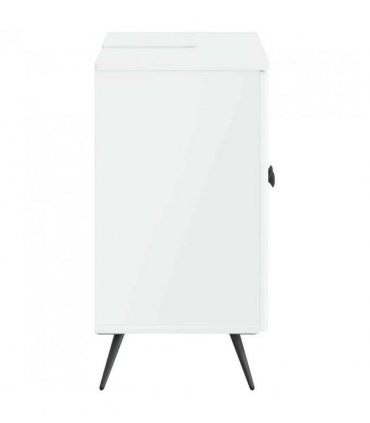 vidaXL Bathroom Sink Cabinet BREDA High Gloss White 59.5 x 31.5x 59 cm