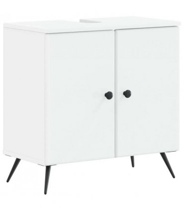 vidaXL Bathroom Sink Cabinet BREDA White 59.5 x 31.5x 59 cm