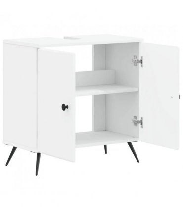 vidaXL Bathroom Sink Cabinet BREDA White 59.5 x 31.5x 59 cm