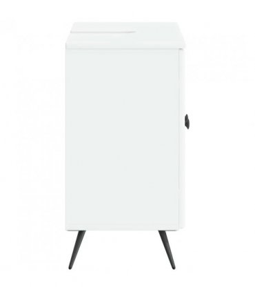 vidaXL Bathroom Sink Cabinet BREDA White 59.5 x 31.5x 59 cm