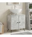 vidaXL Bathroom Sink Cabinet BREDA Concrete Grey 59.5 x 31.5x 59 cm