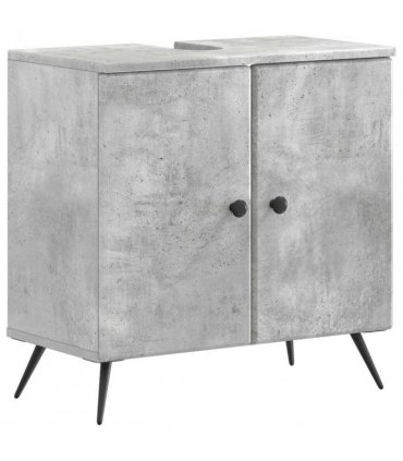 vidaXL Bathroom Sink Cabinet BREDA Concrete Grey 59.5 x 31.5x 59 cm