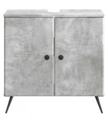 vidaXL Bathroom Sink Cabinet BREDA Concrete Grey 59.5 x 31.5x 59 cm