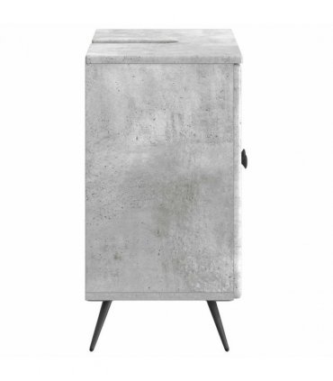 vidaXL Bathroom Sink Cabinet BREDA Concrete Grey 59.5 x 31.5x 59 cm