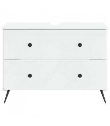 vidaXL Bathroom Sink Cabinet BREDA White 82 x 41x 59 cm