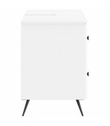 vidaXL Bathroom Sink Cabinet BREDA White 82 x 41x 59 cm