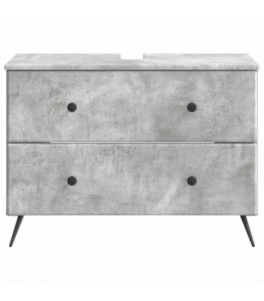vidaXL Bathroom Sink Cabinet BREDA Concrete Grey 82 x 41x 59 cm
