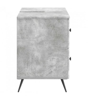 vidaXL Bathroom Sink Cabinet BREDA Concrete Grey 82 x 41x 59 cm