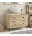 vidaXL Bathroom Sink Cabinet BREDA Sonoma Oak 82 x 41x 59 cm