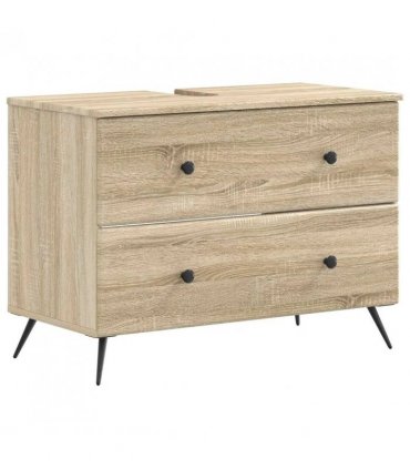 vidaXL Bathroom Sink Cabinet BREDA Sonoma Oak 82 x 41x 59 cm