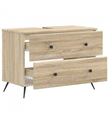 vidaXL Bathroom Sink Cabinet BREDA Sonoma Oak 82 x 41x 59 cm