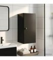 vidaXL Bathroom Wall Cabinet BREDA Black 30 x 31 x 59 cm
