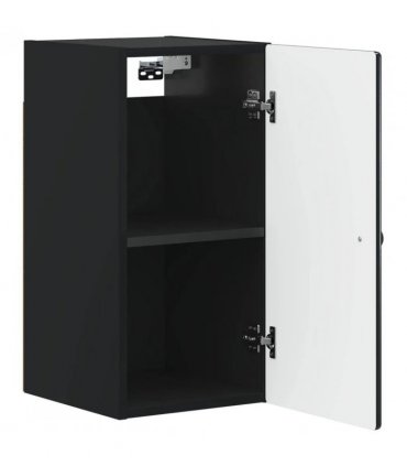 vidaXL Bathroom Wall Cabinet BREDA Black 30 x 31 x 59 cm