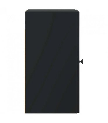 vidaXL Bathroom Wall Cabinet BREDA Black 30 x 31 x 59 cm