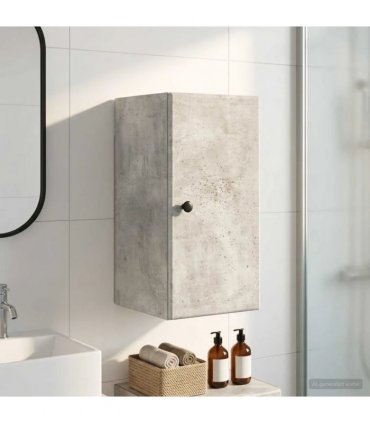 vidaXL Bathroom Wall Cabinet BREDA Concrete Grey 30 x 31 x 59 cm