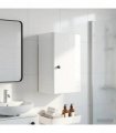 vidaXL Bathroom Wall Cabinet BREDA High Gloss White 30 x 31 x 59 cm