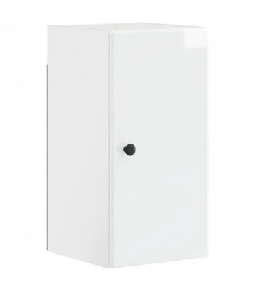 vidaXL Bathroom Wall Cabinet BREDA High Gloss White 30 x 31 x 59 cm