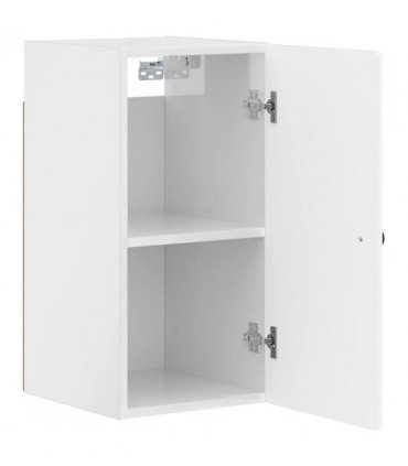 vidaXL Bathroom Wall Cabinet BREDA High Gloss White 30 x 31 x 59 cm