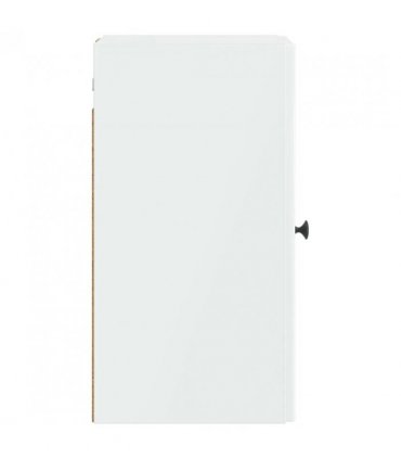 vidaXL Bathroom Wall Cabinet BREDA High Gloss White 30 x 31 x 59 cm