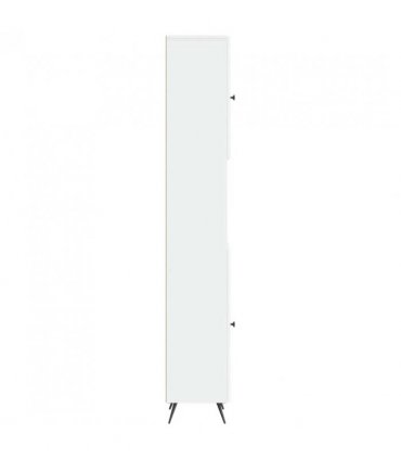 vidaXL Bathroom Cabinet with Open Shelf BREDA White 30 x 31 x 190 cm
