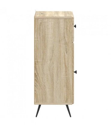 vidaXL Bathroom Storage Cainet BREDA Sonoma Oak 30 x 31 x 80 cm