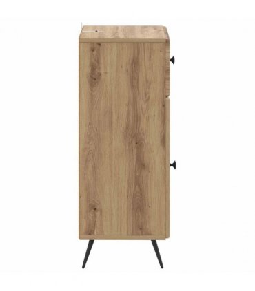 vidaXL Bathroom Storage Cainet BREDA Artisan Oak 30 x 31 x 80 cm