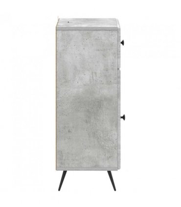vidaXL Bathroom Storage Cainet BREDA Concrete Grey 30 x 31 x 80 cm