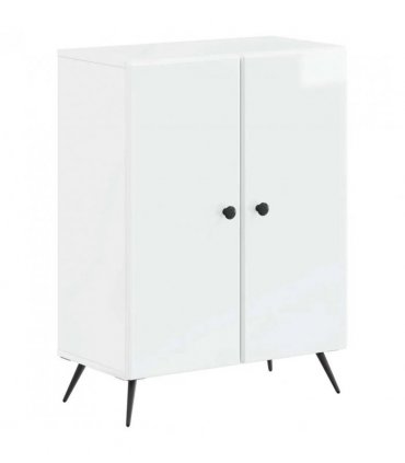 vidaXL Bathroom Storage Cainet BREDA High Gloss White