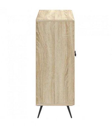 vidaXL Bathroom Storage Cainet BREDA Sonoma Oak 59.5 x 31 x 80 cm