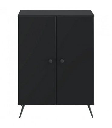vidaXL Bathroom Storage Cainet BREDA Black 59.5 x 31 x 80 cm