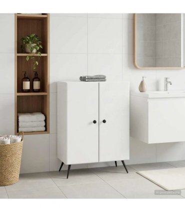 vidaXL Bathroom Storage Cainet BREDA White 59.5 x 31 x 80 cm