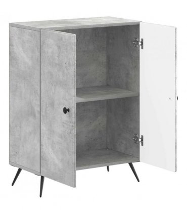 vidaXL Bathroom Storage Cainet BREDA Concrete Grey 59.5 x 31 x 80 cm