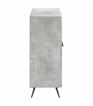 vidaXL Bathroom Storage Cainet BREDA Concrete Grey 59.5 x 31 x 80 cm