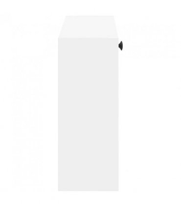 vidaXL Wall-Mounted Shoe Cabinet BREDA 71 x 17 x 43 cm Engineered Wood — Colour: White