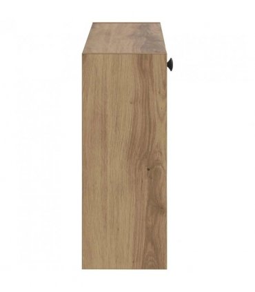 vidaXL Wall-Mounted Shoe Cabinet BREDA 71 x 17 x 43 cm Engineered Wood — Colour: Artisan oak