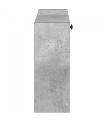 vidaXL Wall-Mounted Shoe Cabinet BREDA 71 x 17 x 43 cm Engineered Wood — Colour: Concrete grey