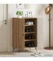 vidaXL Shoe Cabinet BREDA 59.5 x 39.5 x 90 cm Engineered Wood — Colour: Artisan oak