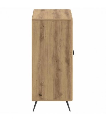 vidaXL Shoe Cabinet BREDA 59.5 x 39.5 x 90 cm Engineered Wood — Colour: Artisan oak