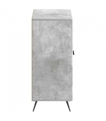 vidaXL Shoe Cabinet BREDA 59.5 x 39.5 x 90 cm Engineered Wood — Colour: Concrete grey