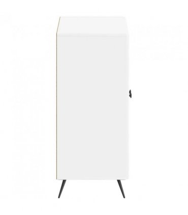 vidaXL Shoe Cabinet BREDA 59.5 x 39.5 x 90 cm Engineered Wood White