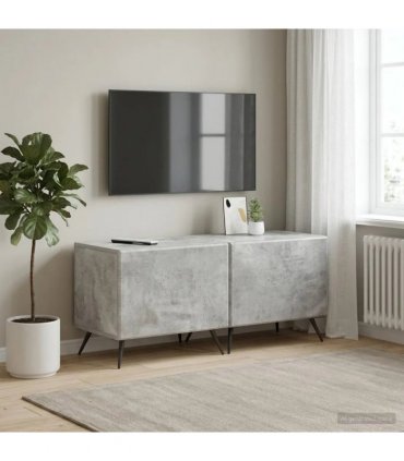 vidaXL TV Cabinet Concrete Grey Engineered Wood — V0672276716