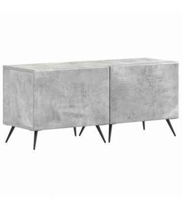 vidaXL TV Cabinet Concrete Grey Engineered Wood — V0672276716