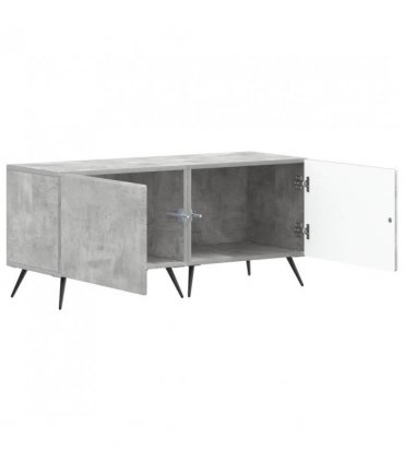 vidaXL TV Cabinet Concrete Grey Engineered Wood — V0672276716