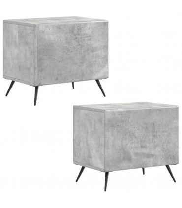 vidaXL TV Cabinet Concrete Grey Engineered Wood — V0672276716