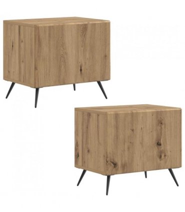 vidaXL TV Cabinet Artisan Oak Engineered Wood — V0672276718
